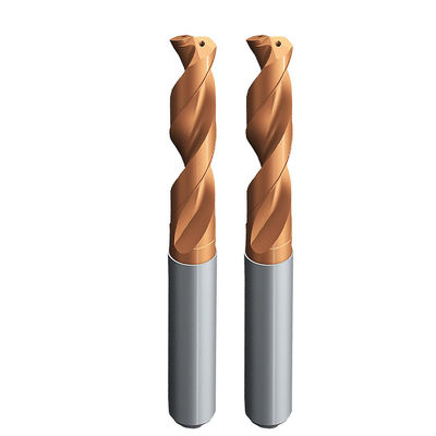 Inner Coolant 3D Tungsten Carbide Drill For Steel