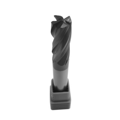 65HRC 4 Flutes Tungsten Carbide End Mill For Hard Steel