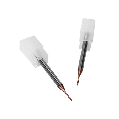 Precision Deep Groove HRC60 Long Neck Endmills For Milling Metal