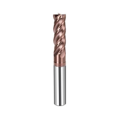 4 Flute 38 Spiral Angle Tungsten Carbide Flat Endmills for Steel