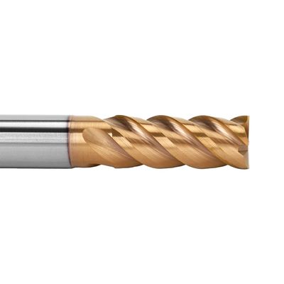 High Wear Resistant HRC65 45 Spiral Angle Tungsten Carbide Milling Cutter