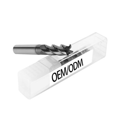 Heavy Cutting 4 Flute Tungsten Carbide End Mill For Titanium Alloy
