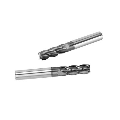 Heavy Cutting 4 Flute Tungsten Carbide End Mill For Titanium Alloy