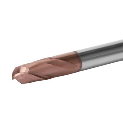 HRC60 Tungsten Carbide Ball Nose End Mills For Stainless Steel