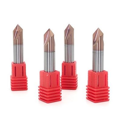 Wxsoon 60 90 120 Degree Carbide Chamfer Endmill For Steel