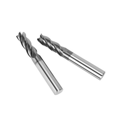 Heavy Cutting 4 Flute Tungsten Carbide End Mill For Titanium Alloy