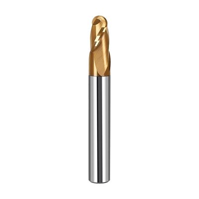 Solid Carbide 4 Flute 30 Degree Spiral Angle Ball Nose End Mills