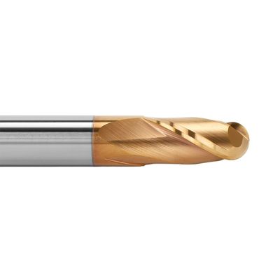 Solid Carbide Ball Nose Milling Cutters For 48~65 Heat Treatment Materials