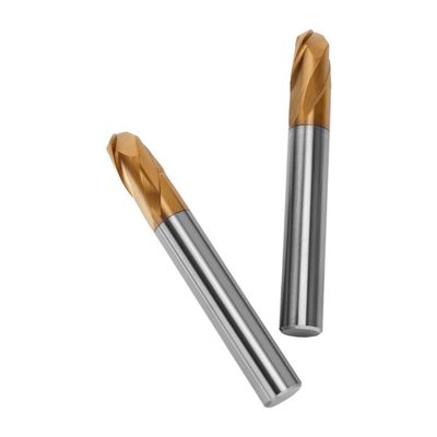 Solid Carbide Ball Nose Milling Cutters For 48~65 Heat Treatment Materials