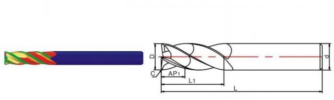 High Quality 4 Flute Tungsten Carbide Endmills for Aluminum