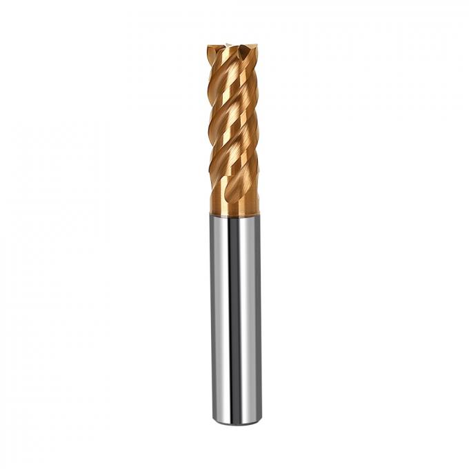 High Wear Resistant HRC65 45 Spiral Angle Tungsten Carbide Milling Cutter