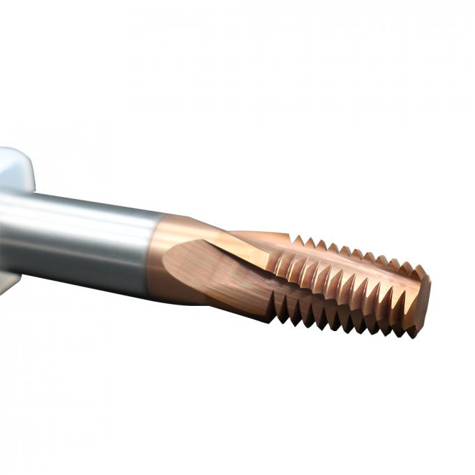 Поток Endmills карбида вольфрама Wxsoon BSPT для CNC продевая нитку отрезок